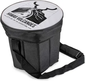 United States National Parks, Black, White 11.5 x 10.75 Inch 600D Polyester Collapsible, Foldable, Insulated Soft Cooler