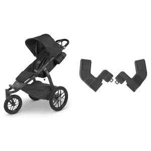 UPPAbaby Ridge Jogging Stroller Durable Performance Jogger with Smooth Ride   Never & Car Seat Adapters for Ridge (Maxi-COSI®, Nuna®, Cybex, BeSafe®, and Joie) Gray