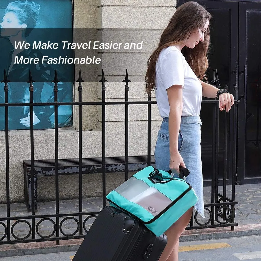 Veken 6 Set Packing Cubes for Travel Essentials, Suitcase Organizer Bags Set for Luggage, Road Trip Travel Accessories in 4 Sizes (Extra Large, Large, Medium, Small)