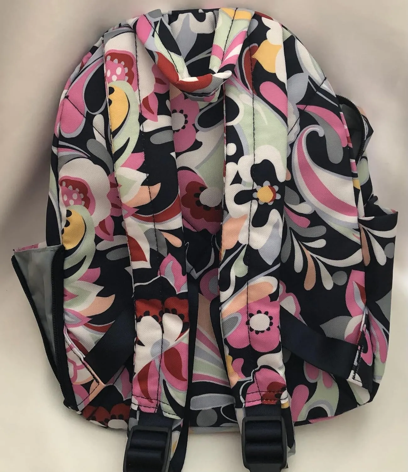 Vera Bradley Mod Paisley Lighten Up Essential Compact Backpack 11" h x 10" w x 4" d