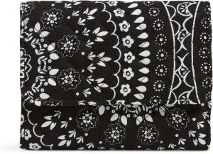Vera Bradley Women's Cotton Riley Compact Wallet with RFID Protection