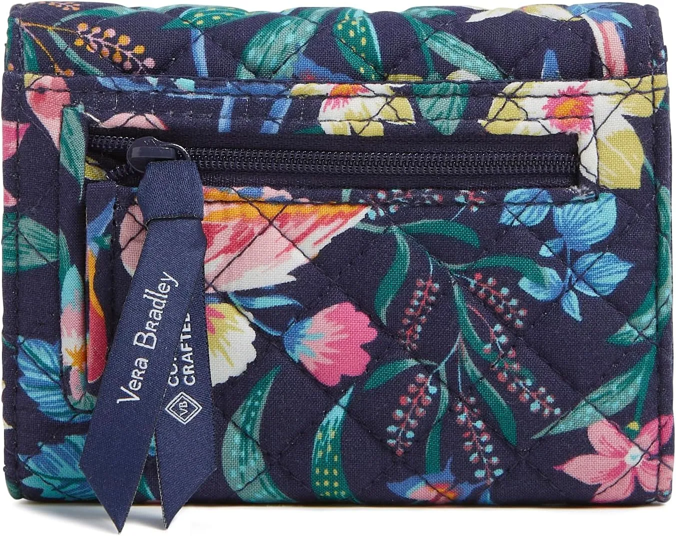 Vera Bradley Women's Cotton Riley Compact Wallet with RFID Protection
