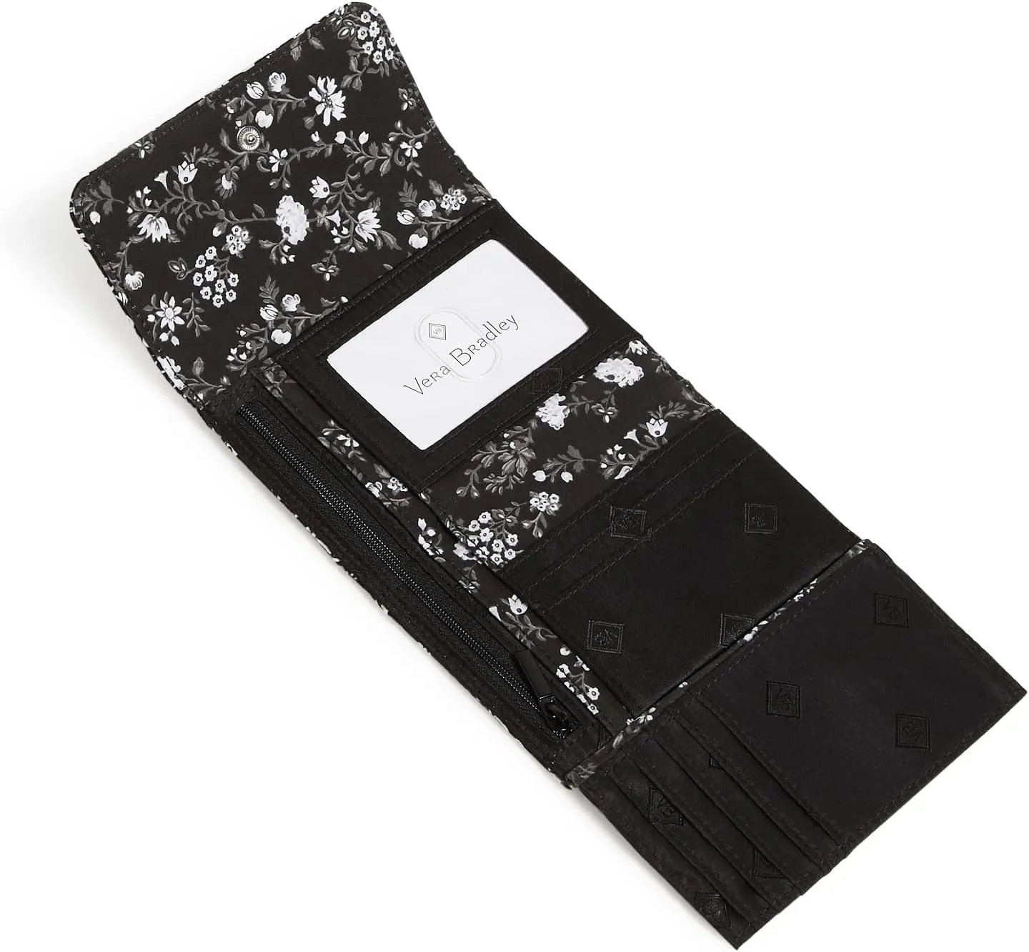 Vera Bradley Women's Cotton Riley Compact Wallet with RFID Protection