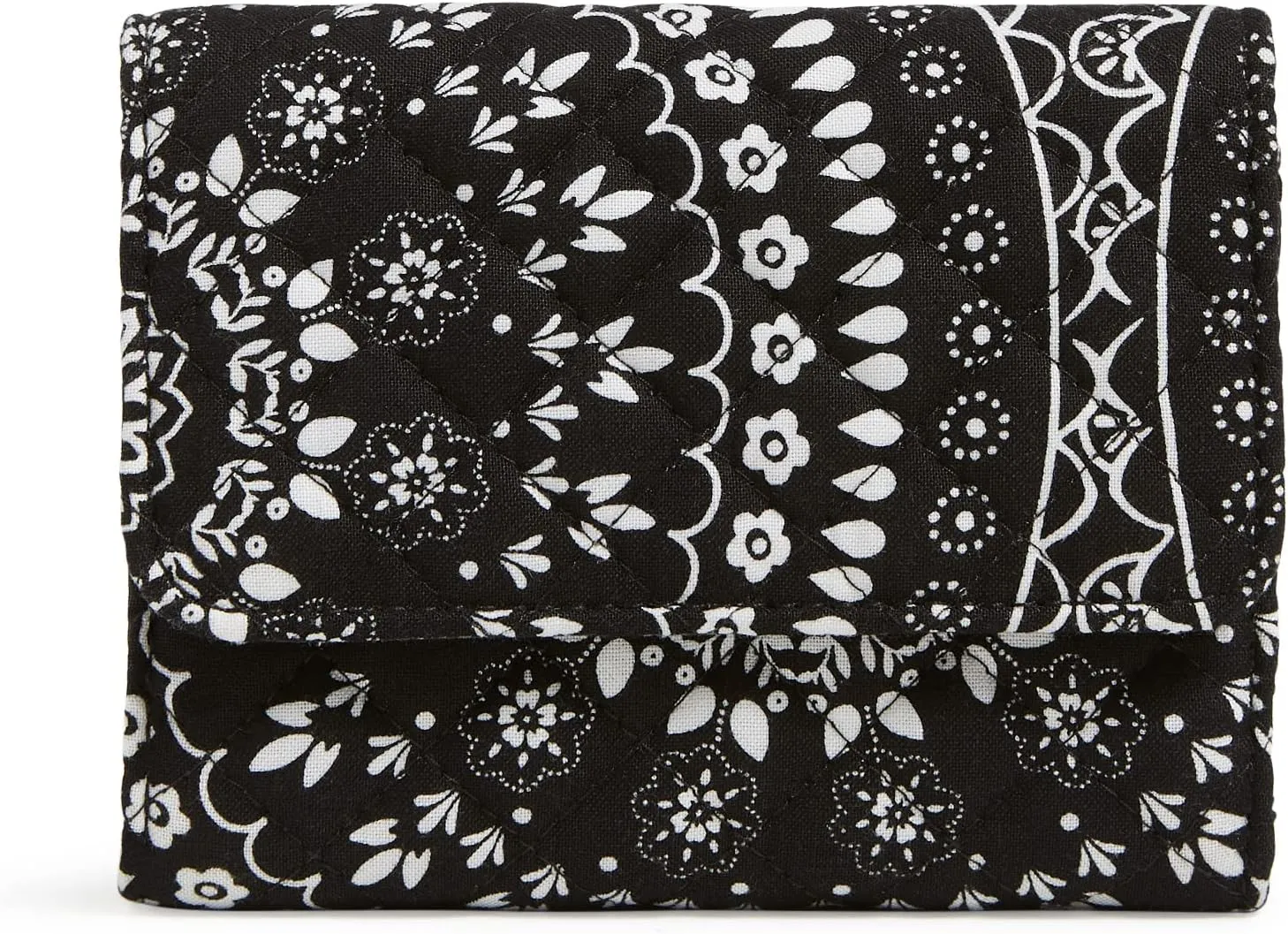 Vera Bradley Women's Cotton Riley Compact Wallet with RFID Protection