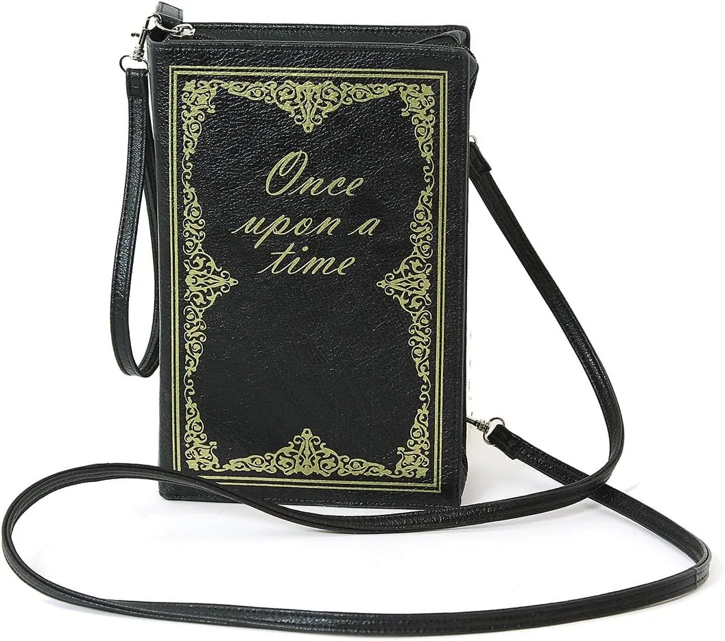 Vintage Hard Bound Story Book Clutch Shoulder Bag