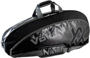 Volkl Tennis Pro Bag | Holds 2 Racquets | Zippered Valuables Pockets | 32" L x 14” H x 8.5” W (Black/Charcoal)