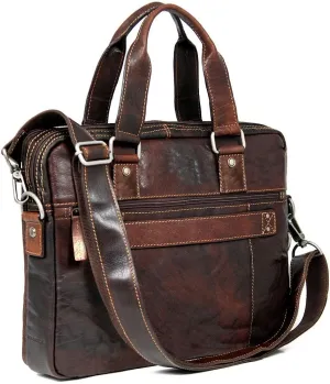 Voyager Professional Zippered Briefcase #7321 (Brown)