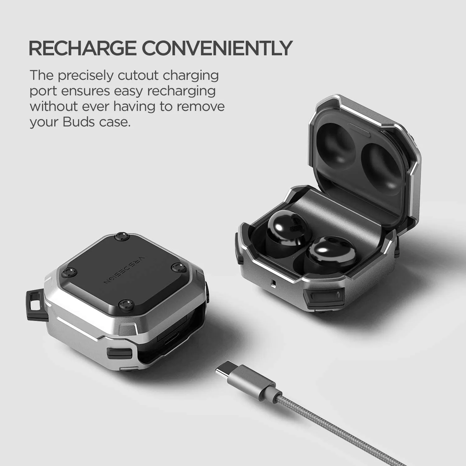 VRS Design Galaxy Buds 2 PRO / Buds 2 / PRO / LIVE Case Active