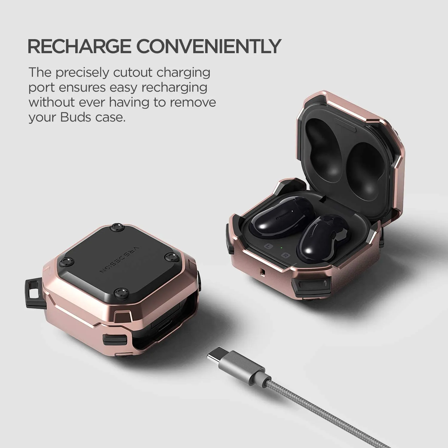 VRS Design Galaxy Buds 2 PRO / Buds 2 / PRO / LIVE Case Active