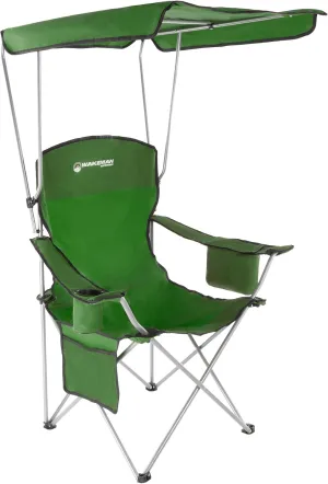 Wakeman Outdoors Camp Chair with Canopy-300lb