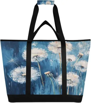 Watercolor Butterfly Reusable Insulated Lunchbox Cooler Bag, Leakproof Kitchen Grocery Bag Collapsible Portable Cooler Tote Bag for Picnic, Camping, Office, Travel