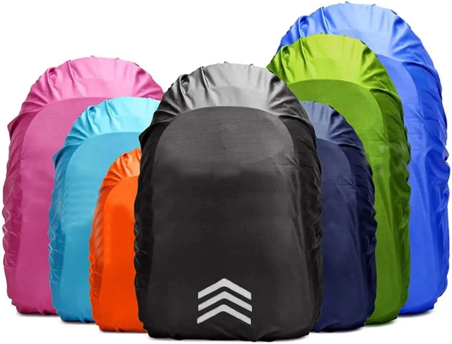 Waterproof Backpack Rain Cover 2pcs Practical Backpack Rain Shield Backpack Protective Cover Waterproof Sun-Protected Bag Shield Camping Hiking for Hiking，Camping(60L,Red)