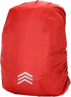 Waterproof Backpack Rain Cover 2pcs Practical Backpack Rain Shield Backpack Protective Cover Waterproof Sun-Protected Bag Shield Camping Hiking for Hiking，Camping(60L,Red)