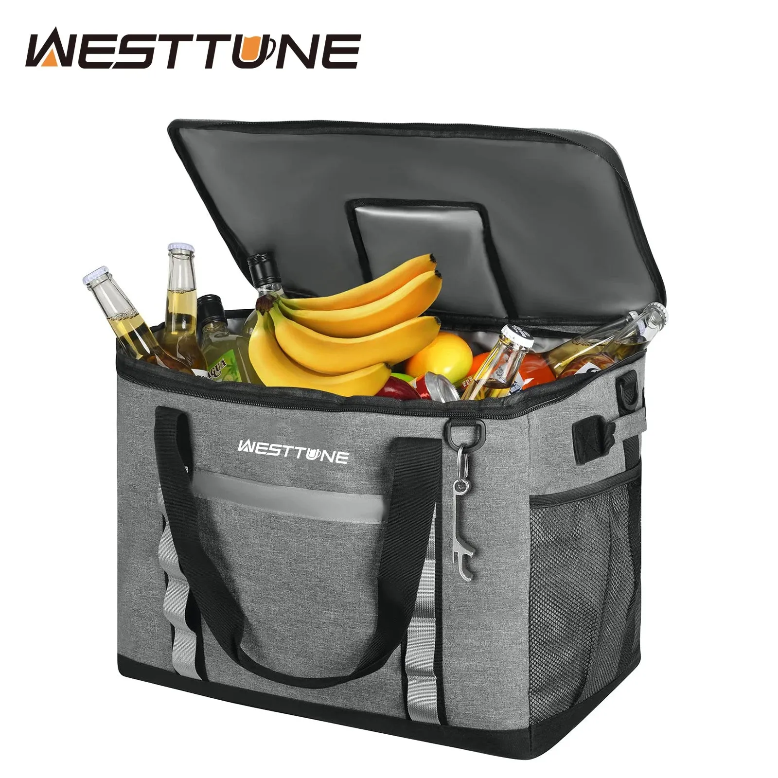 WESTTUNE 75 Cans Soft Cooler Bag Collapsible Cooler