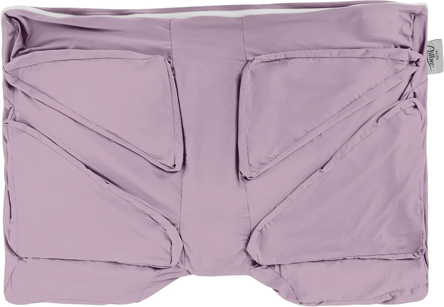 Wife Pillow Cooling Pillowcase: Q-Max 0.4 Cool Fabric, Buttery-Soft, Breathable, Silky-Smooth & Skin Friendly. Washable Cover w/Zipper. Designed for Comfortable & Refreshing Sleep, Purple Bliss
