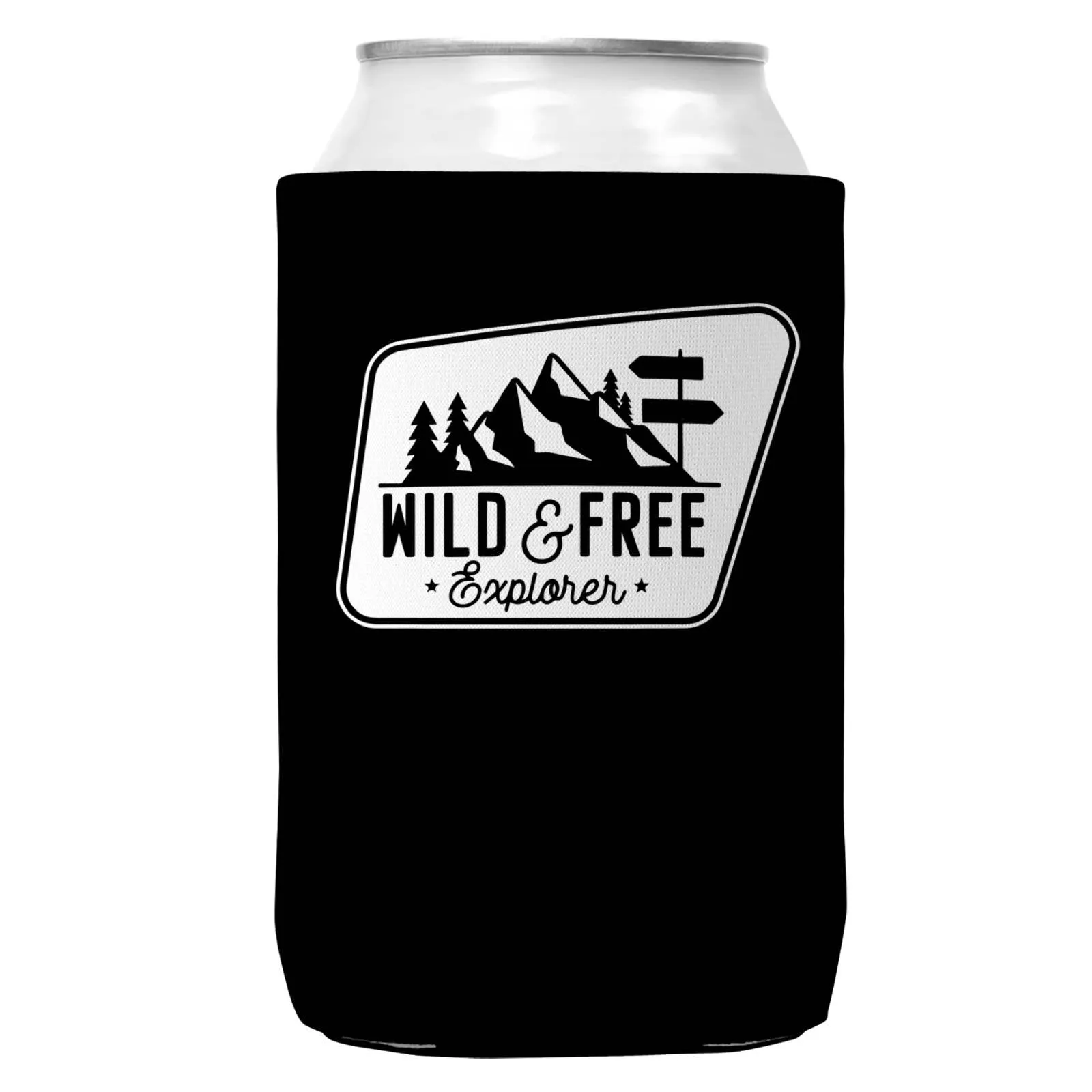 Wild & Free Explorer Can Coozie Cooler for 12oz Cans