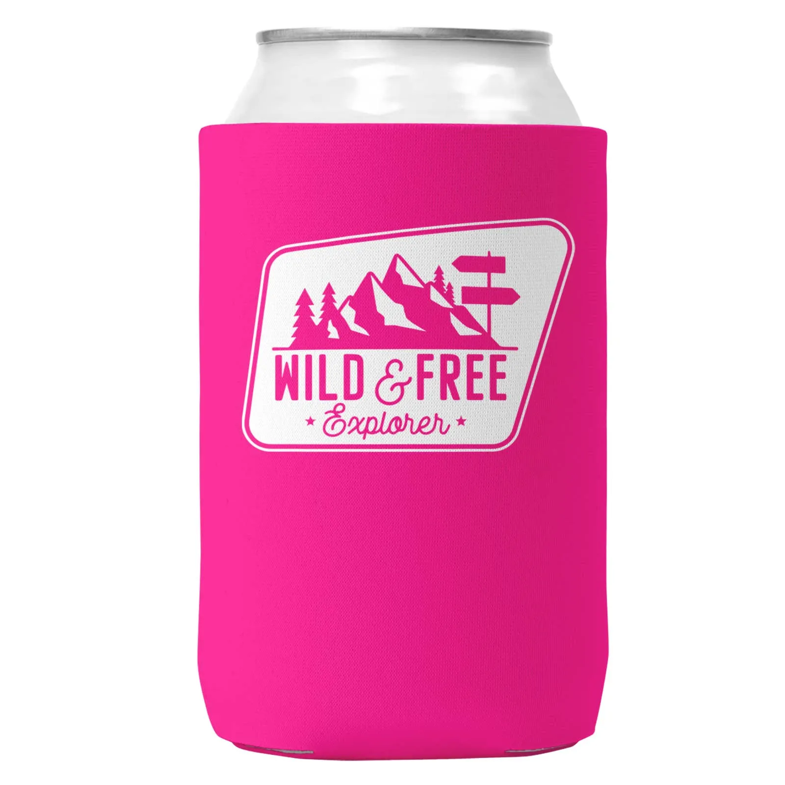 Wild & Free Explorer Can Coozie Cooler for 12oz Cans