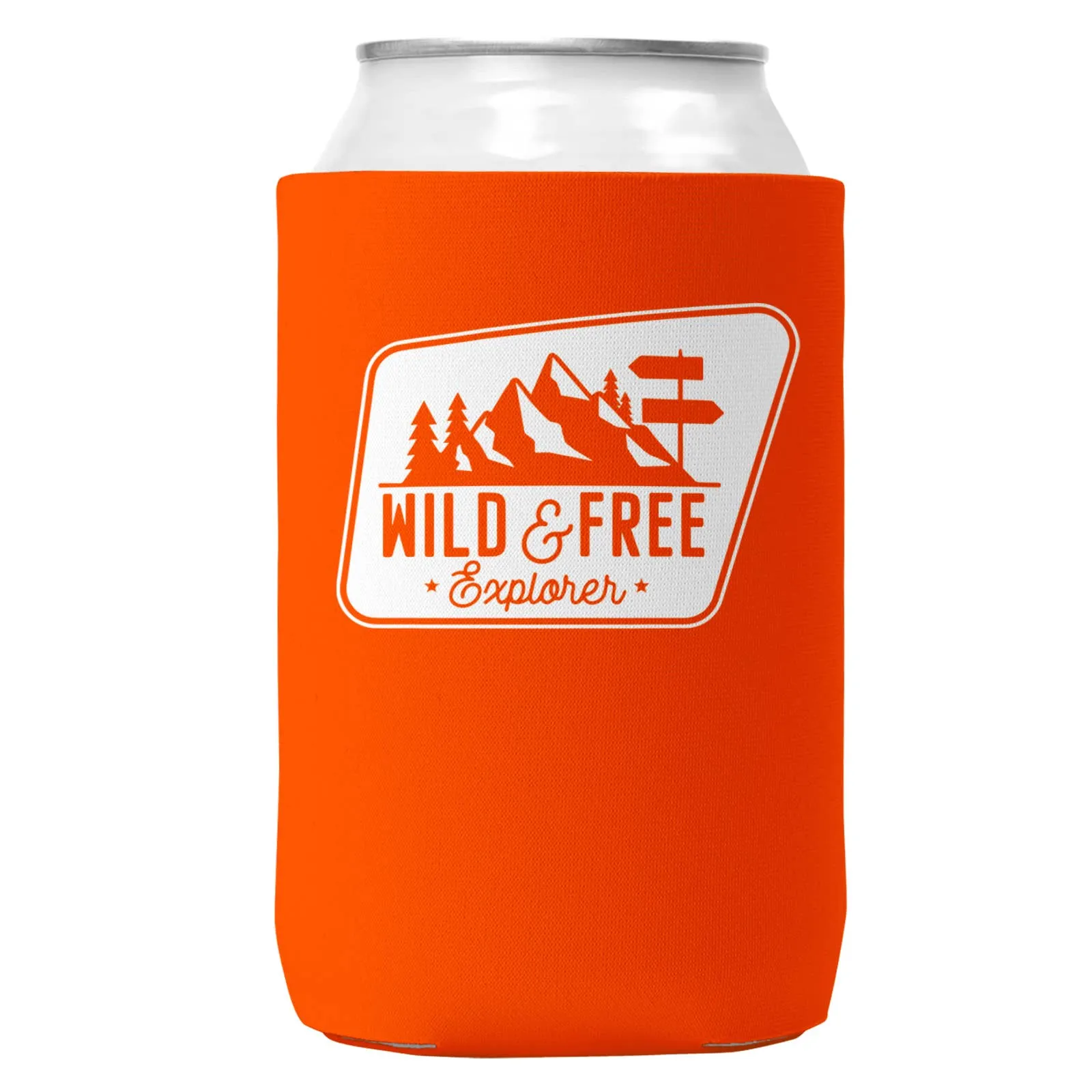Wild & Free Explorer Can Coozie Cooler for 12oz Cans