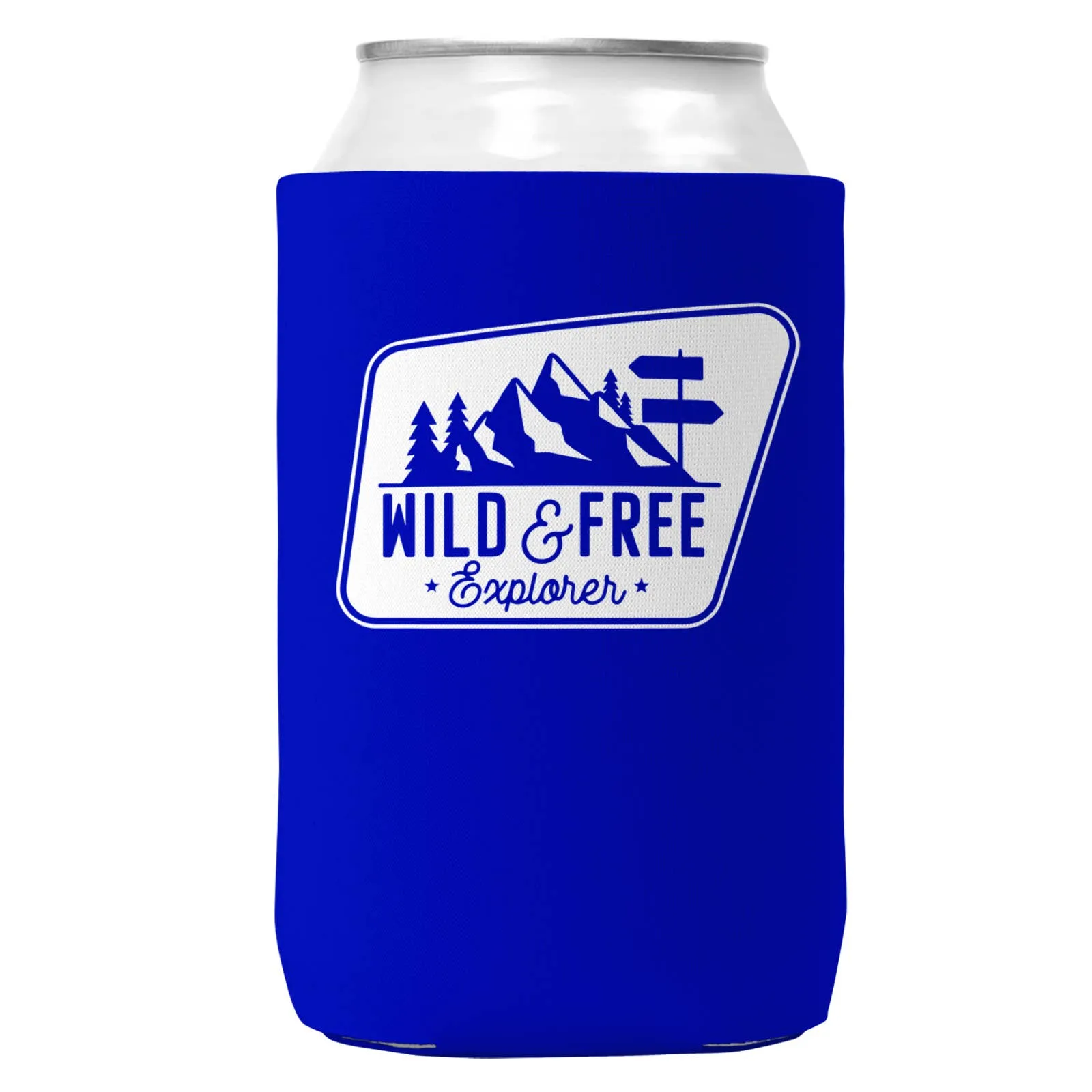 Wild & Free Explorer Can Coozie Cooler for 12oz Cans