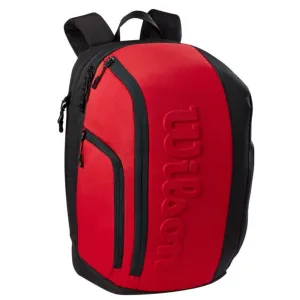 Wilson Clash v2 Super Tour Backpack Racquet Bag (Red/Black)