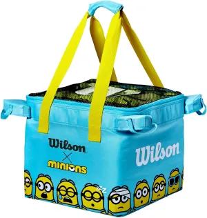WILSON Minions Junior Teaching Cart Bag - Blue/Yellow, Holds up to 150 Balls