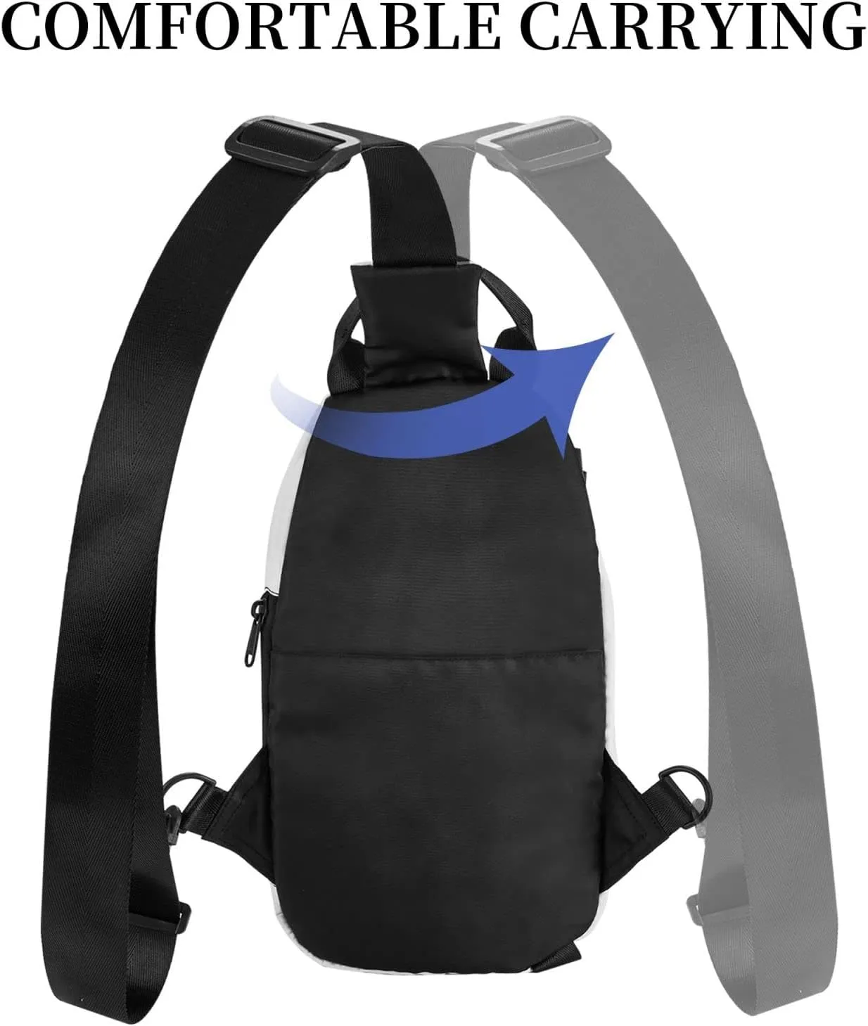 Wine Cork Print Travel Crossbody Backpack Bag,Lightweight Sling Bag For Travel Unisex