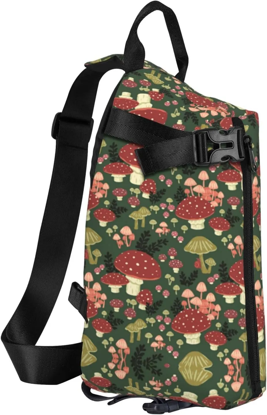 Wine Cork Print Travel Crossbody Backpack Bag,Lightweight Sling Bag For Travel Unisex