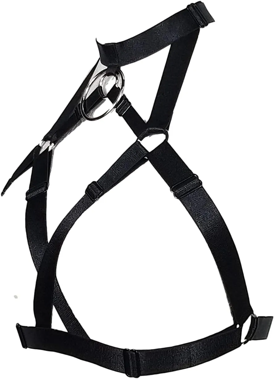 Women Harness Caged Bra Body Harness Cupless Bra Elastic Lingerie Punk Gothic Style Strappy Bralette