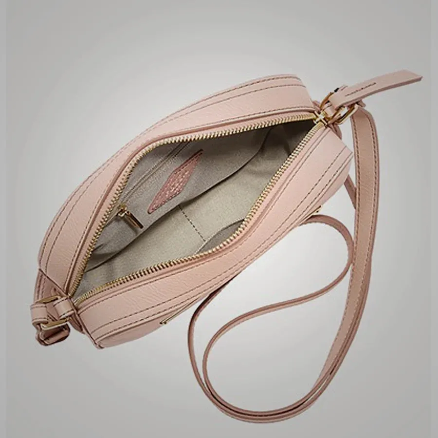 Women's Sheepskin Parker Convertible Small Genuine Leather Backpack