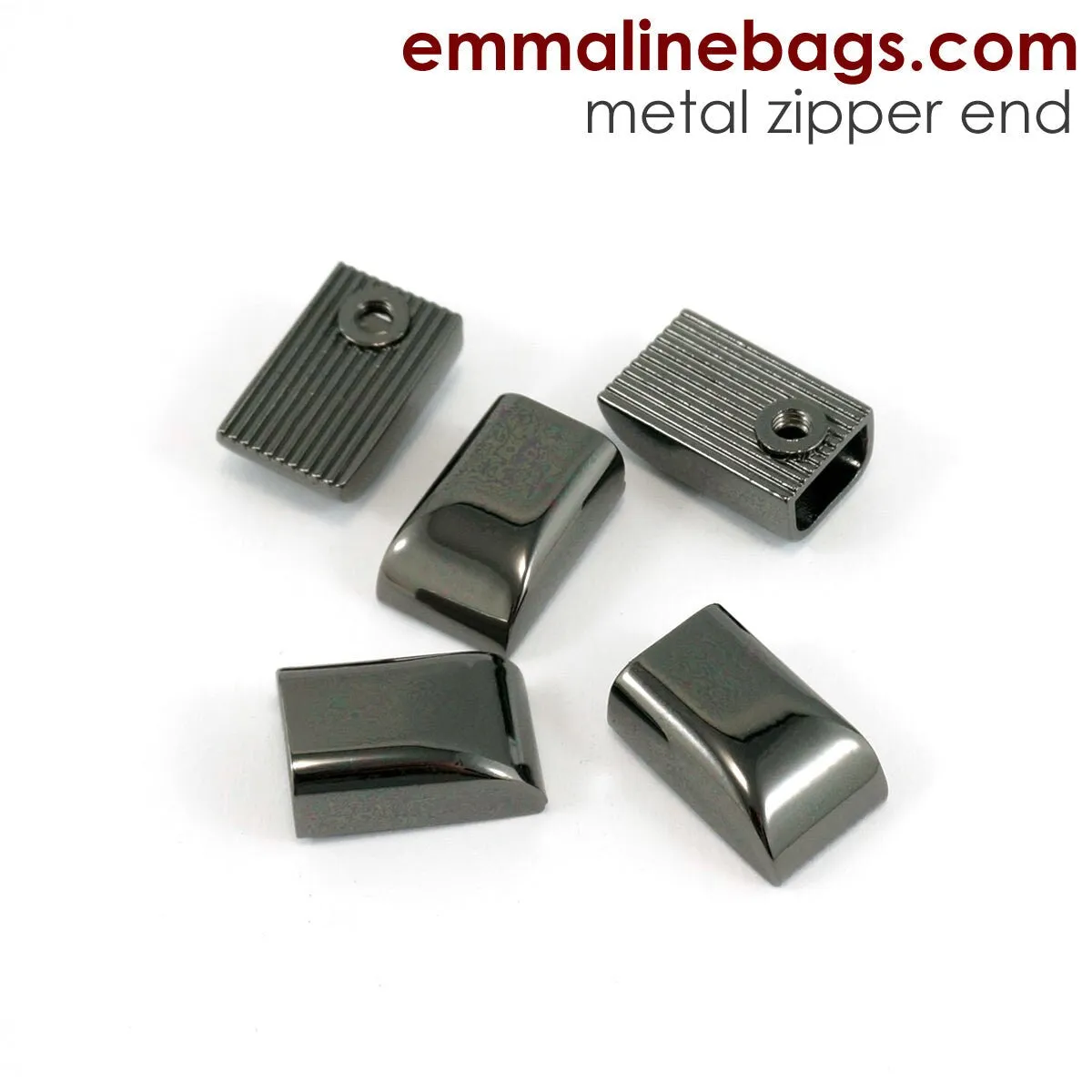 Zipper Ends or Cord Ends - Pack of 5 | Emmaline Brand Hardware