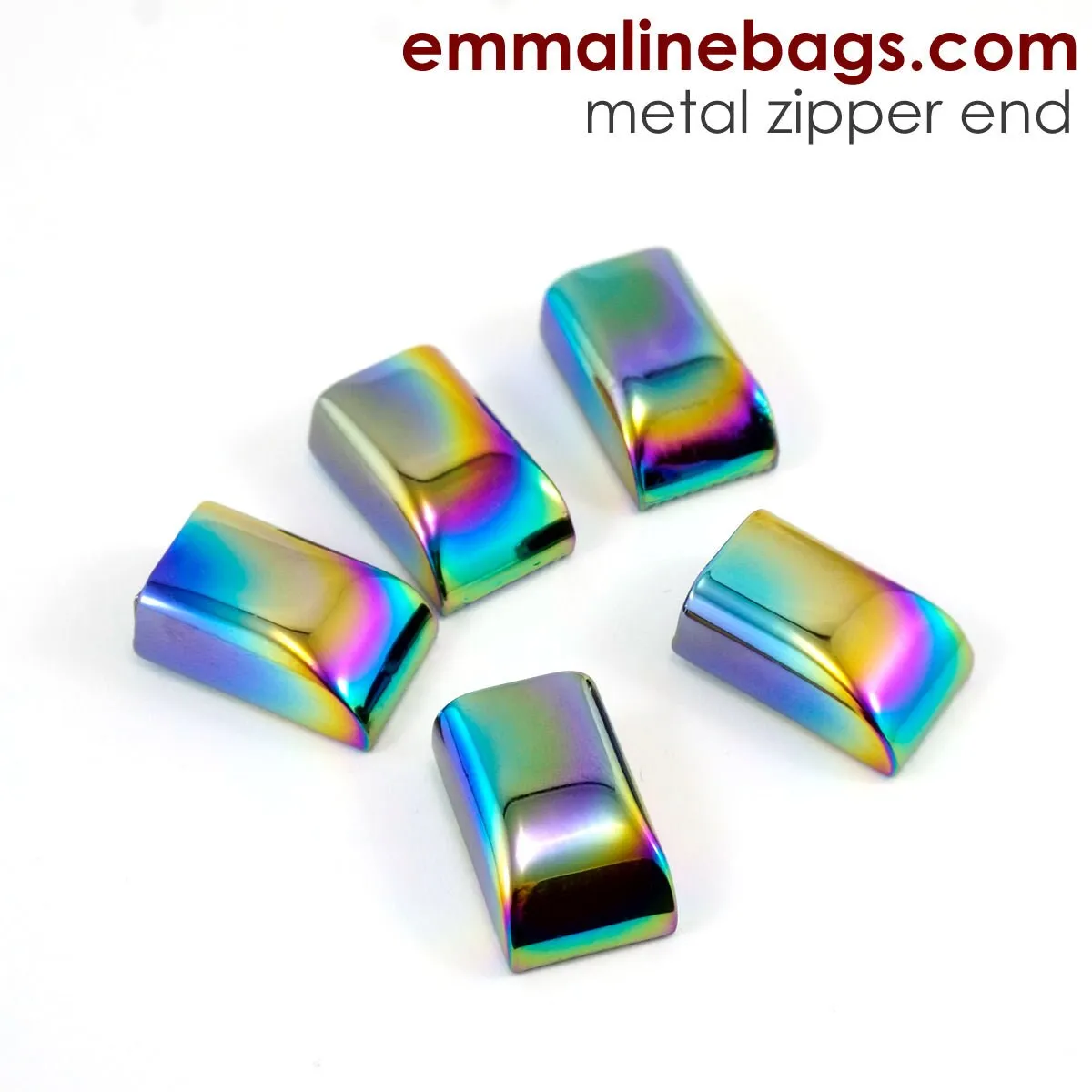 Zipper Ends or Cord Ends - Pack of 5 | Emmaline Brand Hardware