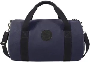 Zippered Round Duffel Bag (Navy)