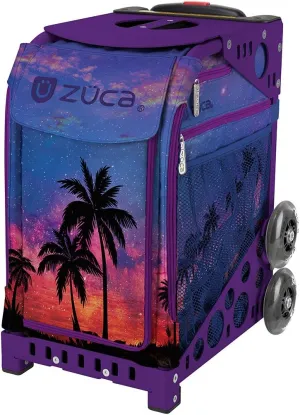 ZUCA Sport Island Life Rolling Bag with Purple Frame