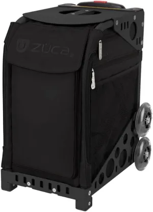 ZUCA Sport Stealth Sport Insert Bag and Black Frame with Flashing Wheels